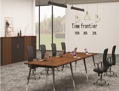 Customized office furniture steel frame conference table