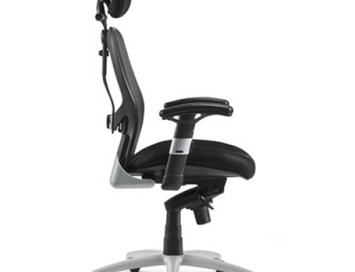 High-back adjustable ergonomic office chair