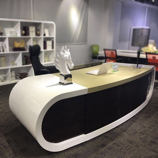 High tech executive office desk wooden european style office desk