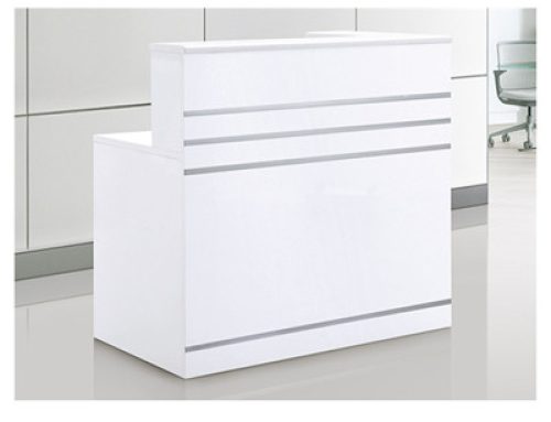 Manufacturer modern white salon spa reception desk