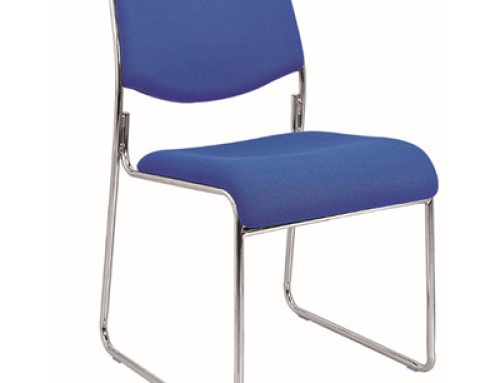 Stacked visitor chairMetal frame visitor chair