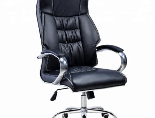 High-quality black ergonomic executive office chair