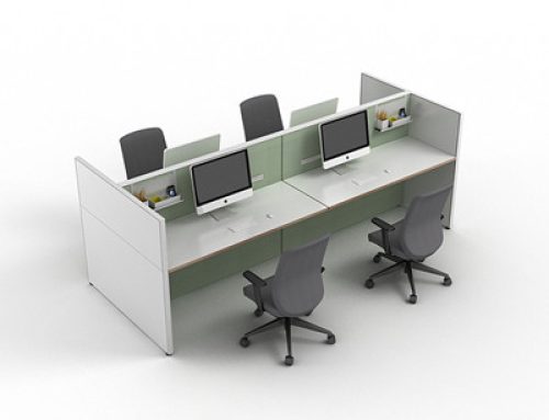 Staff cubical office chair workstation
